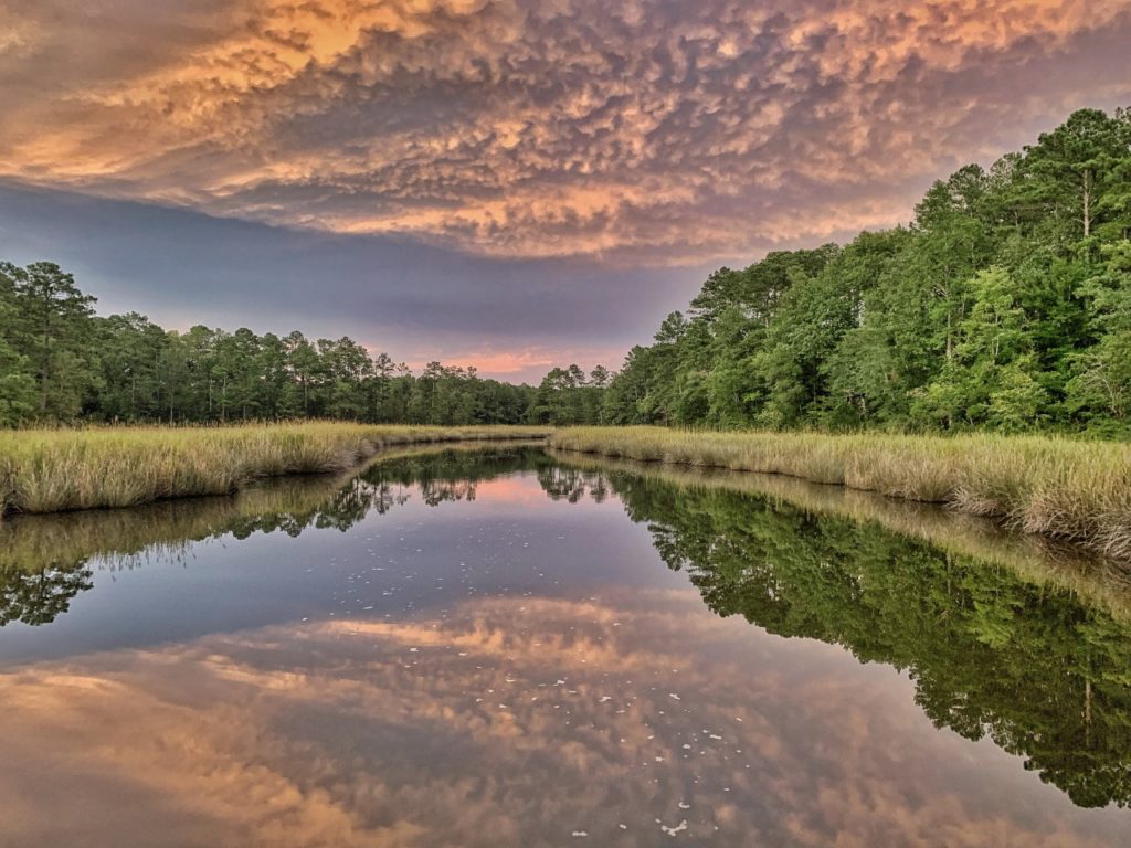 Sunset on Mill Creek